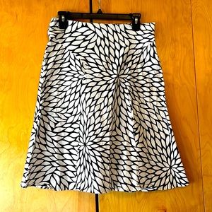 Nordstrom black and white skirt